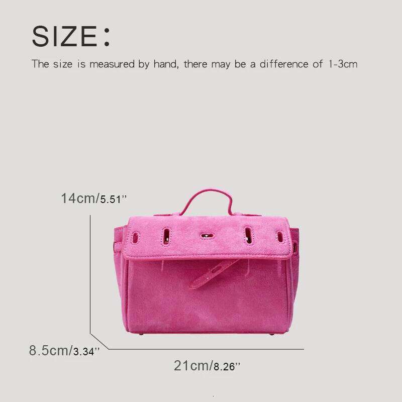 Women's Bags Designer England Style Faux Suede Bags For Women Designer Handbags Purses New In Belt Buckle Top Handle Wide Straps Shoulder