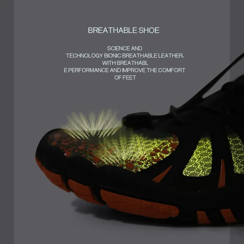 Fashion Mens Fitness Shoes Couple Water Shoes Breathable Aqua Shoes Five-finger Swimming Shoes 36-47 Size Beach Sport Shoes 250613