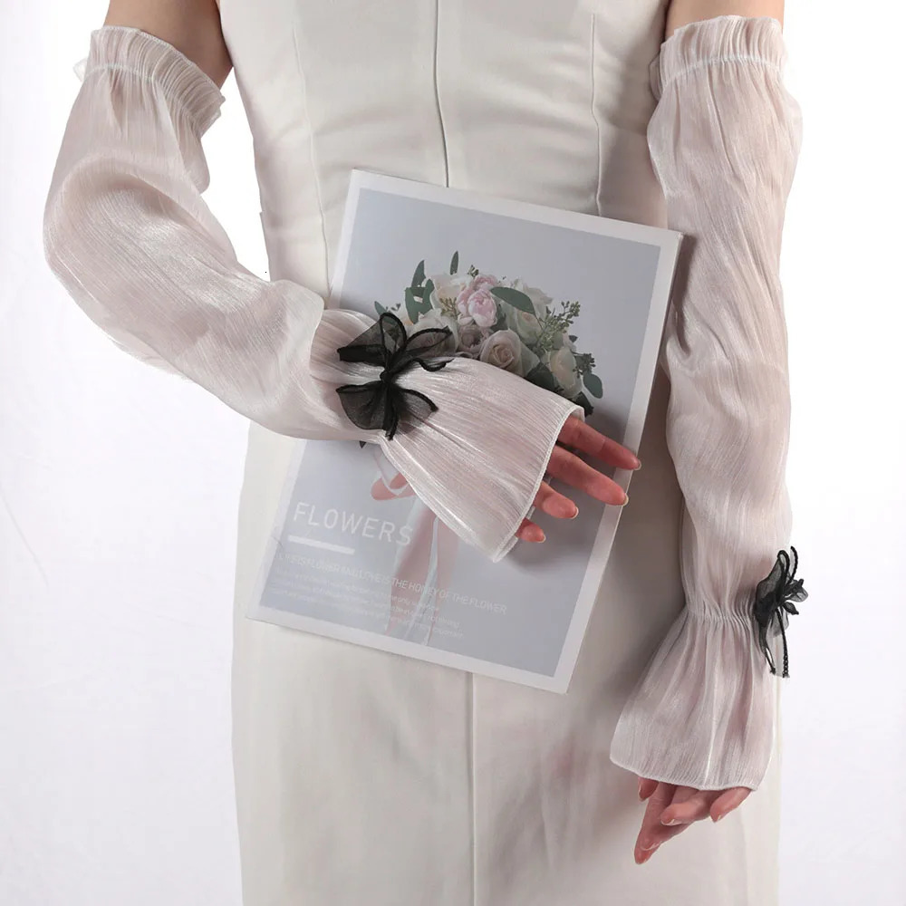 Sun-protective Sleeves Arm Cuff Cover Anti-UV Ice Silk Outdoors Travel Supplies Cycling Driving Sports Arm Sleeves 250610