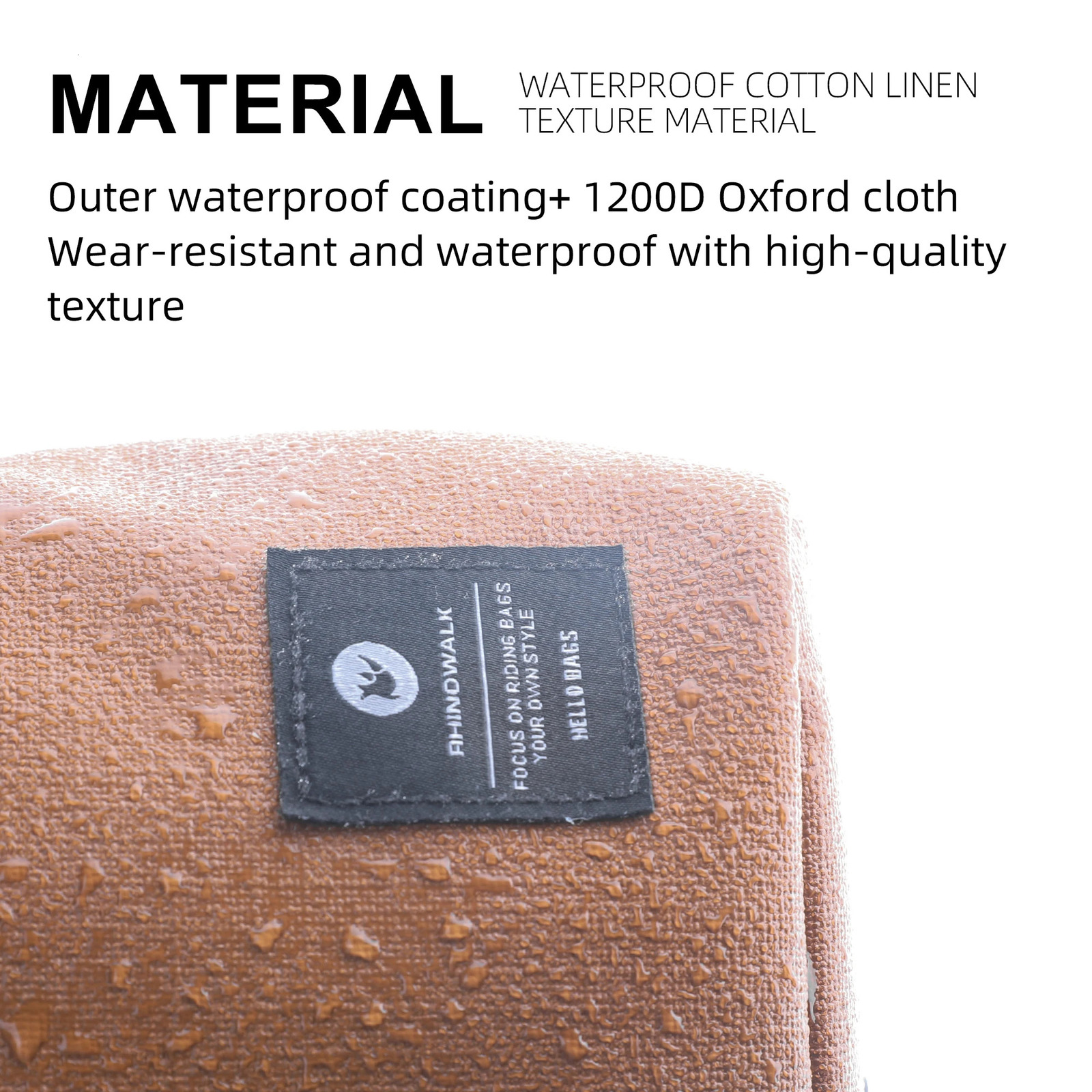 Rhinowalk 2.5L Bicycle Water Bottle Morandi Color Front Bag Bike Handlebar Bag Urban Riding Shoulder Bag Fit For Brompton 250610