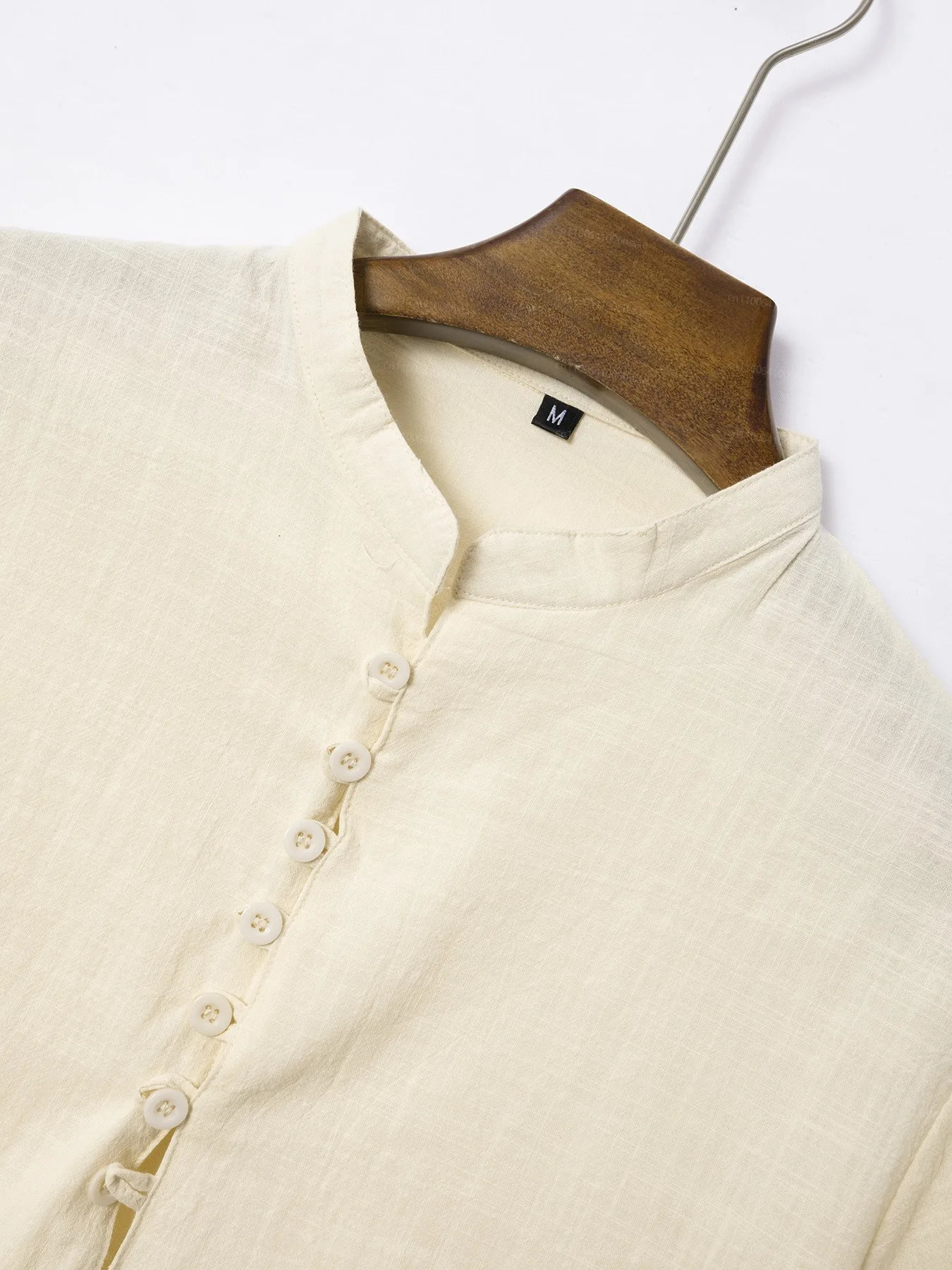 Mens Short Sleeve T-shirt V Neck Button Linen Shirt Mens Casual Clothes Tops For Men Comfortable Breathable Light Top 250614