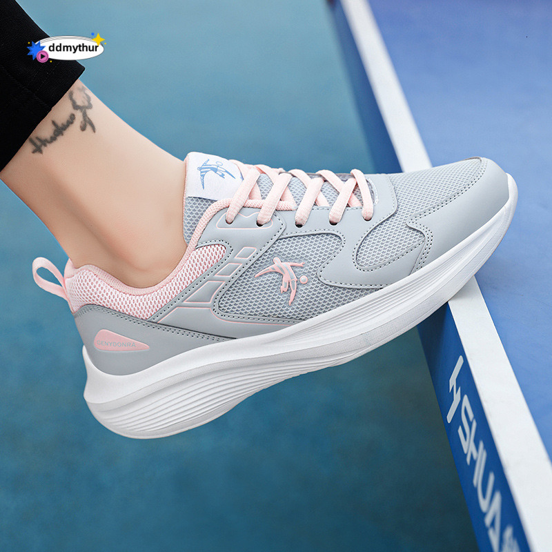 Jonidanlai Fashion Women's Autumn Waterproof Leather Sneakers Lightweight Soft Sole Non-Slip Casual Running Travel Shoes ddmythur
