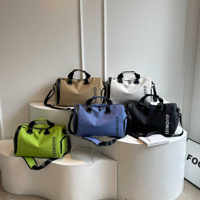 New Model Shoe Compartment Large Capacity Travel Bag Handheld Dry Wet Separation Gym Bag Short Trip Travel Bag Luggage Bag