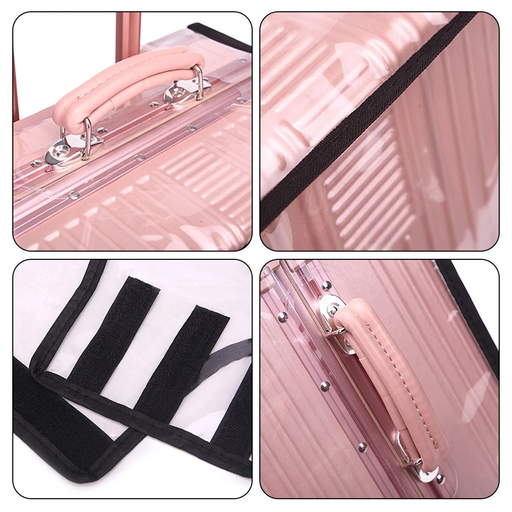 Suitcase Protective Cover Waterproof PVC Transparent Travel Luggage Protector for Wheeled 250615
