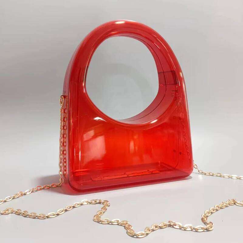 Women's Bags Designer Ladies Clutch Evening Bags For Women Designer Handbag And Purses New In Acrylic Transparent Box Chain Strap Shoulder