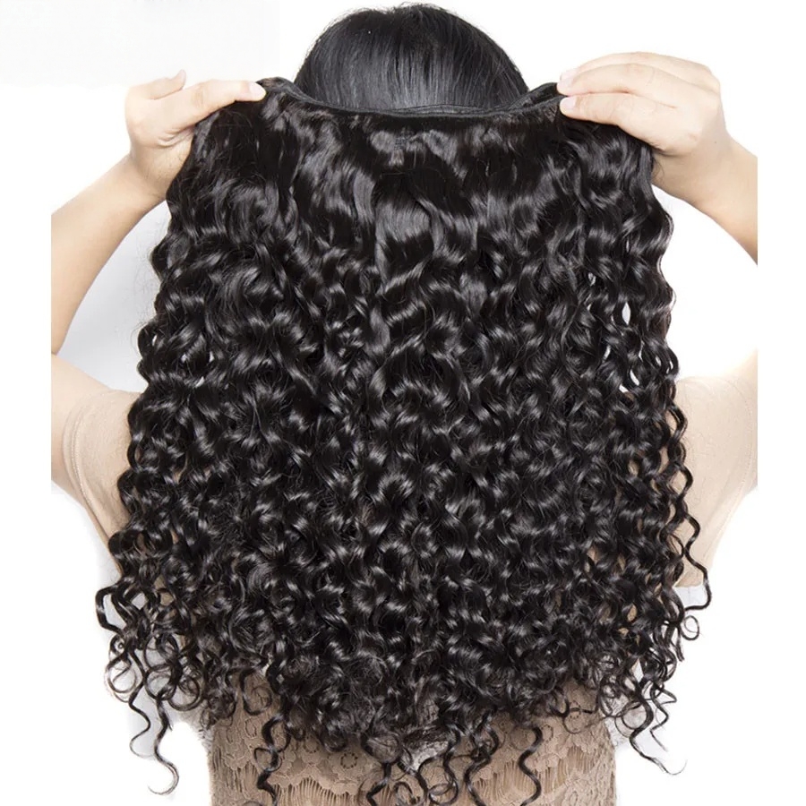 Loose Deep Wave Bundles Human Hair 3 Bundles Brazilian Remy Hair Extensions 100% Human Hair 30 Inch 100% Virgin Raw Hair Bundles Hair Weave Extension 