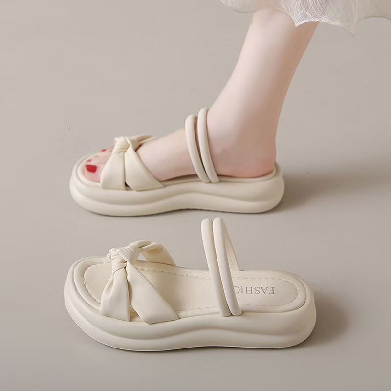 Women's Thick Bottom Sandals Summer New Multi functional Shoes Fairy Style Soft Bottom Anti slip Beach Sandals Designer Sandals