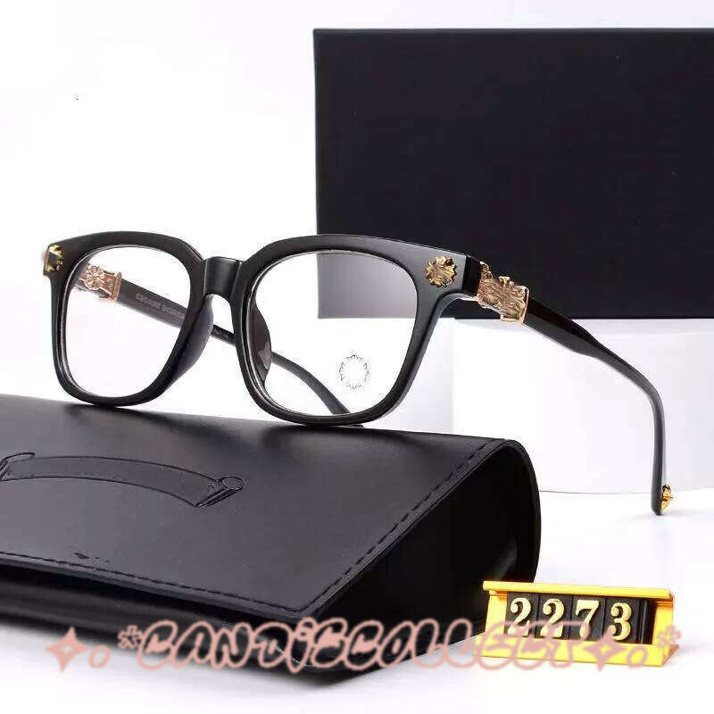 chrome glasses New Chrome Cross Designer Heartssess Glasses cross Sunglasses For Women Heartsglasses Frames Men Fashion Plate Eyeglass 290