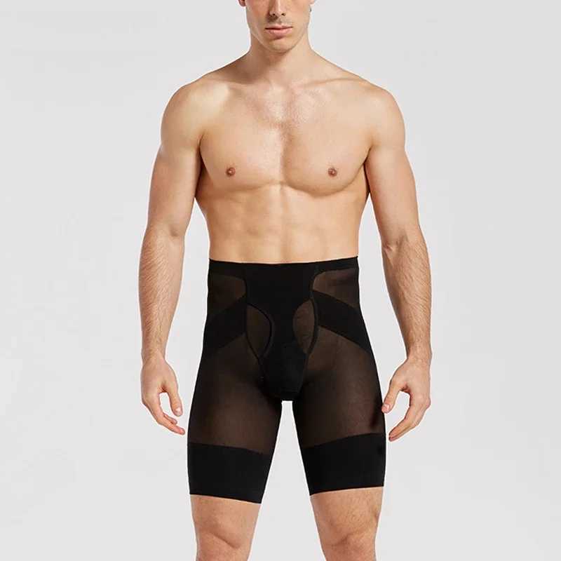 Men Body Shaper Pants Man Tummy Control Shapewear High Waist Trainer Panties Boy Slimmer Thigh Breathable Boxer Shorts Underwear W250616