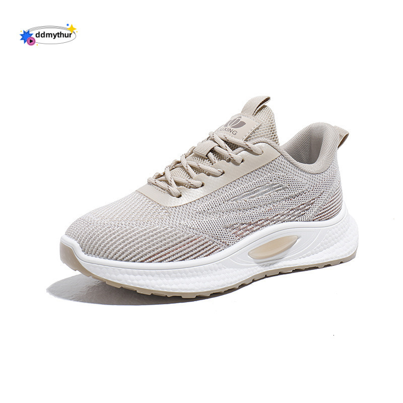 Fashion Versatile Spring New Korean Style Breathable Flyknit Soft Sole Student Casual Running Women's Shoes ddmythur