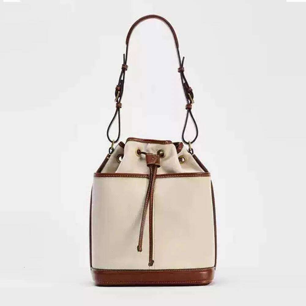 Fashion Denim Bucket Bags For Women Designer Handbags High Quality Canvas Shoulder 2025 New Drawstring Women's Bag Designer Bag Luxury Bag