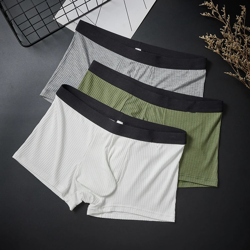 GTOPX MAN Cotton Boxers Shorts Ball Pouch Underwear Large Pockets Adult Sexy Undies 250614