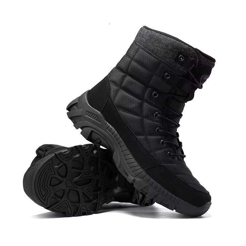 Men's High-quality Outdoor Waterproof Tactical Training Boots Breathable Custom Hiking Shoes