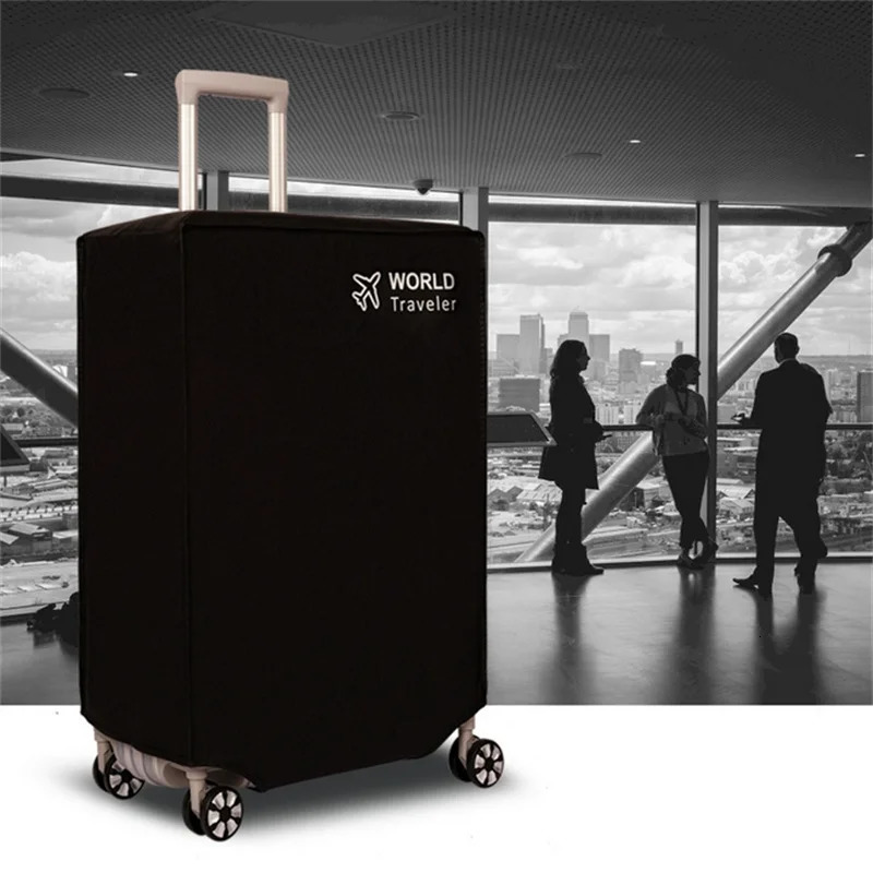 2024262830inch Black Antiscratch Luggage Protector Cover Nonwoven Dustproof Trolley Suitcase Wearresistant 250615