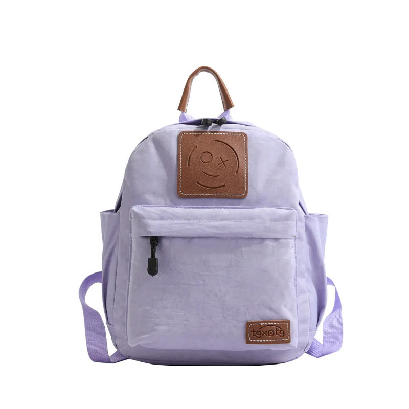 Children Backpack Canvas Bags Solid Mother Kids for Girl Toddler Backpacks Travel Bag School Mochila 250615