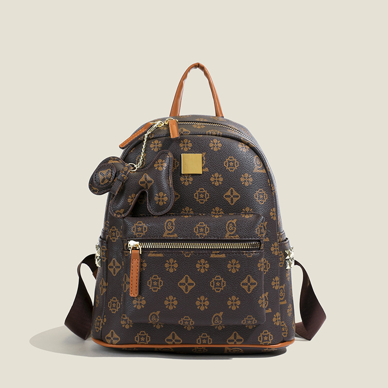 Big bag women backpack new retro high sense fashion printed backpack women students schoolbag