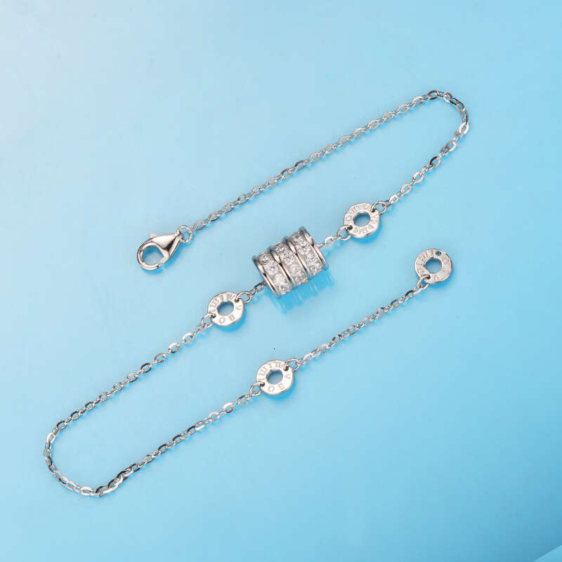 Sier Small Waist Bracelet Women, Ins Niche Design, High-end Feel, Versatile Jewelry, Gift for Girlfriend on Qixi Festival, Simple Style