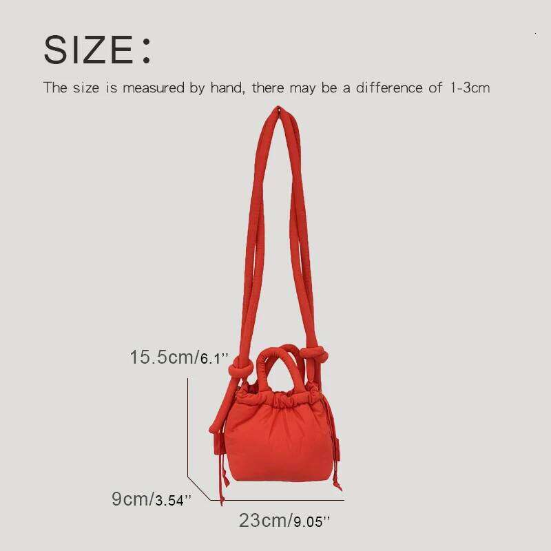 Women's Bags Designer Korean Casual Small Puffer Backpacks For Women Designer Handbag And Purse New In Polyester Top Handle Cloth Shoulder