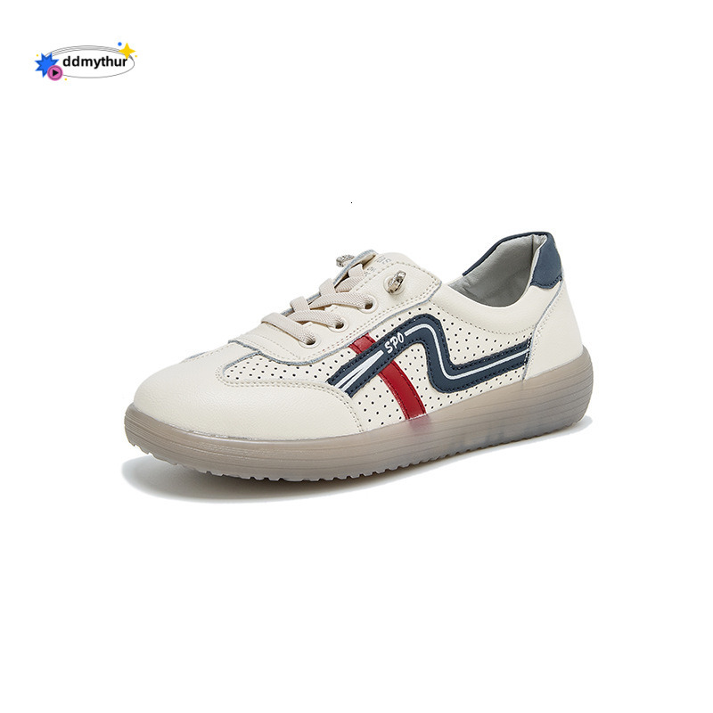 White Sneakers for Women 2025 New Lightweight Casual Flat Ins Trend Fashion Versatile Jelly Sole Shoes Hot ddmythur