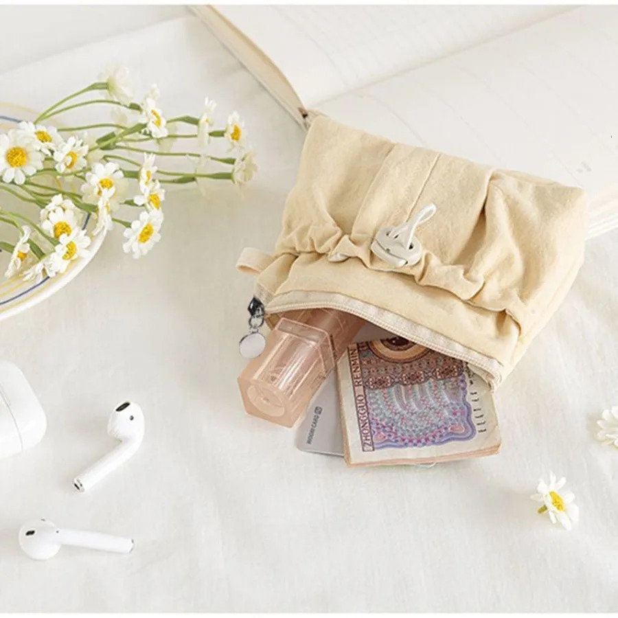 Drawstring Coin Purse Wallet Gift Pouch Storage Bag Cute Women Travel Organizer Lipstick Makeup Bag 250614