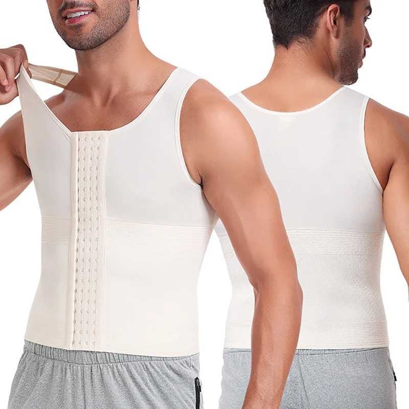 Be-In-Shape Men Slimming Body Shaper Waist Trainer Vest Tummy Control Shapewear Compression Shirts Abdomen Slim Corset Underwear W250616