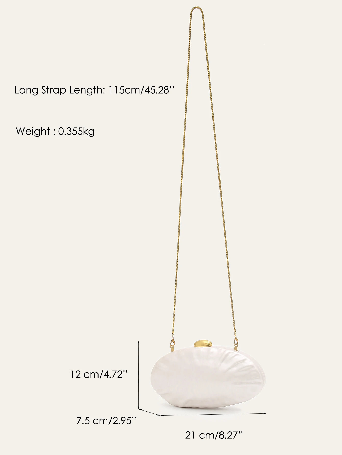 Women Fashion Elegant Acrylic Shell Shaped Clutch Handbag Long Chain Cross body Evening Bag Date Dinner Banquet Gift Bride Purse 250614