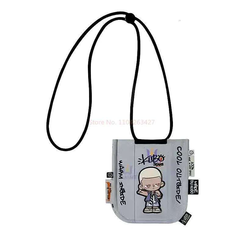 2025 New Original Labubu Spring Wilderness Home Series Crossbody Case Handheld Storage Bag Peripheral Gift Figure Trendy Toy