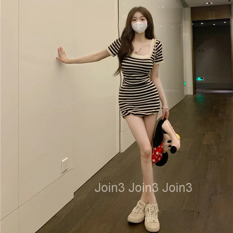 Woman Dress Short Dresses for Women 2024 Mini Clothes Sensual Sexy Bodycon Tight Night Club Cheap Casual New In Trendy Retro X G