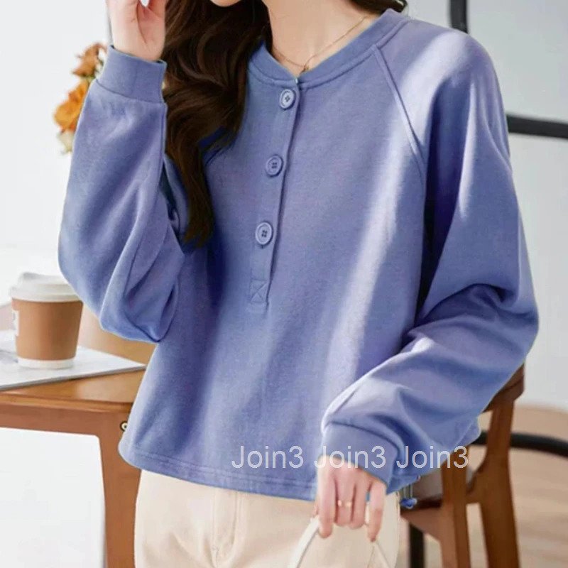 Cotton Woman Tops Spring and Autumn Sweatshirt for Women Korean Matching Cheap Sweat-shirt Outerwears Novelty Aesthetic Pullover