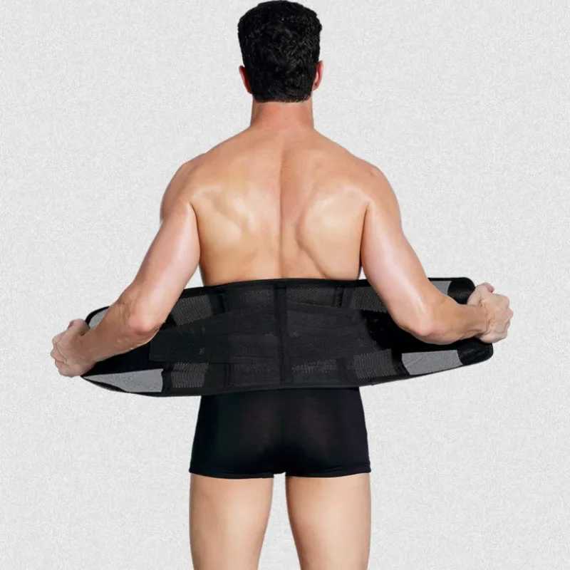 Men Firm Slimming Belts Waist Trainer Abdomen Fat Burning Modeling Tummy Strap Girdle Belly Body Shaper Corset Reducing Shapewear W250616