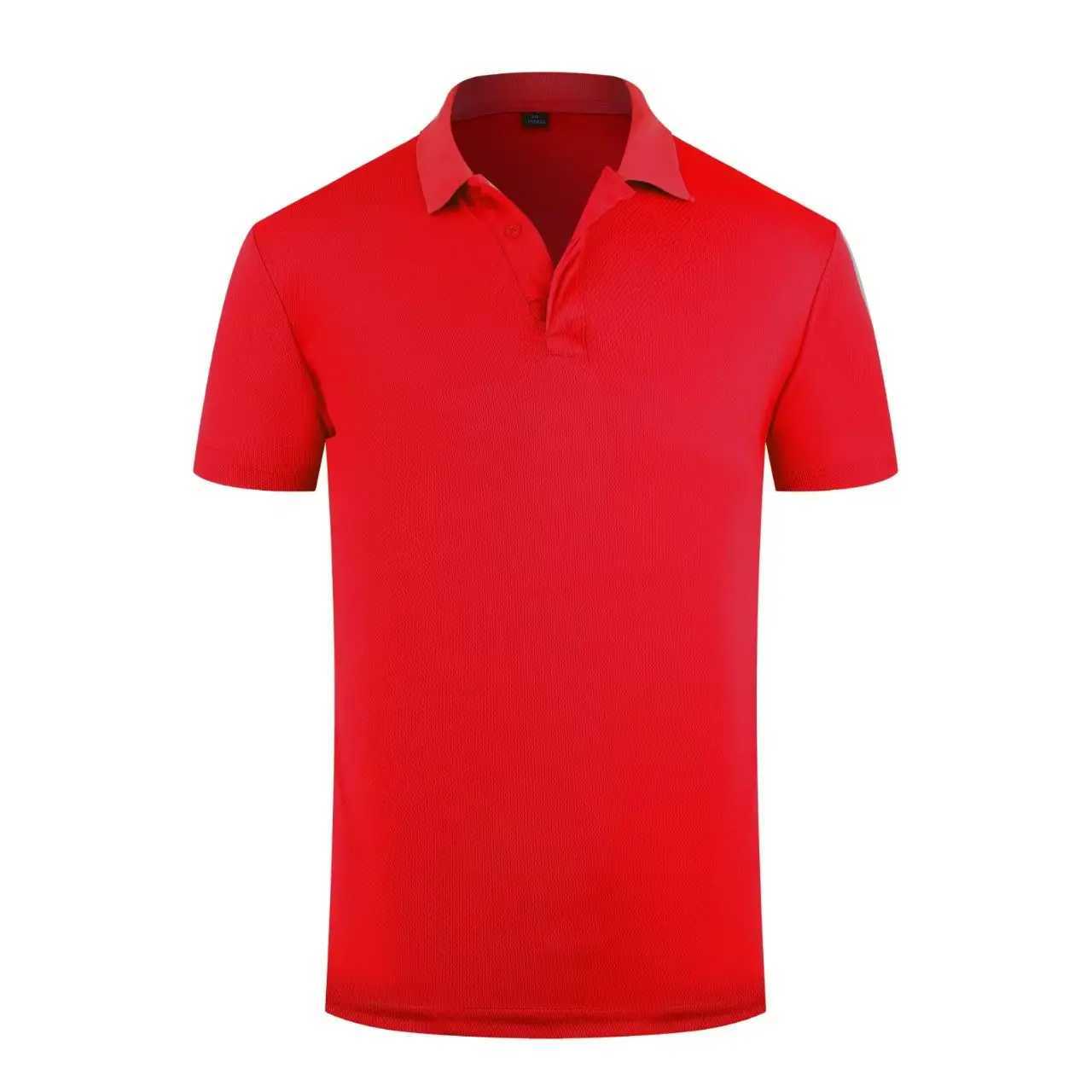 Solid color polo loose shirt 2025 summer breathable quick-drying comfortable no prints for men and women couple polo W250616