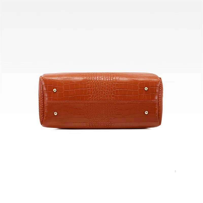 Women Fashion Crocodile Pattern Handbags Large Capacity Work Tote Bag Crossbody Purse Wallet Set for Travel, Beach, Shopping