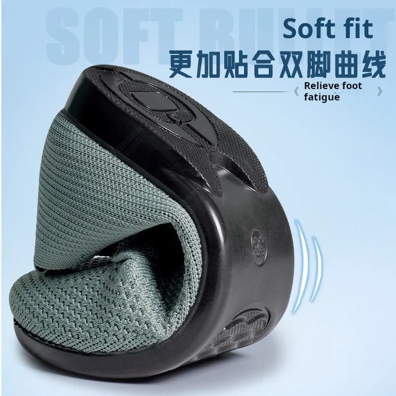 Elastic Knitted Flats Shoes for Women 2025 Summer Breathable Soft Loafers Woman Lightweight Slip on Casual Shoes Mom Moccasins 250613