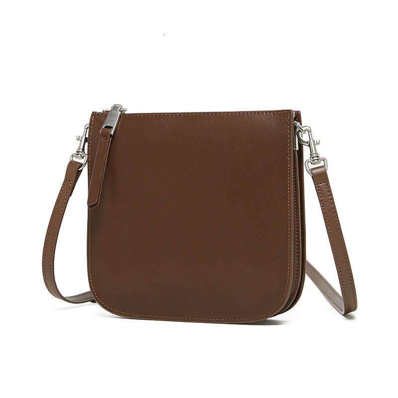 Spring Summer New Genuine Leather Crossbody Phone Women's Bucket Single Shoulder Small Underarm Bag
