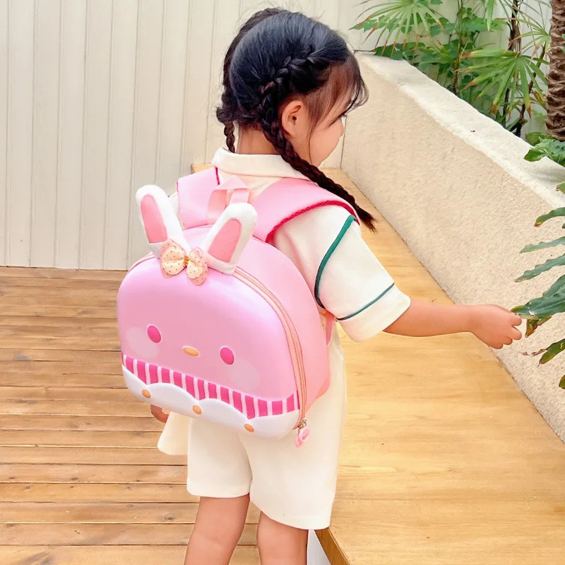 Girls Backpack Cute Rabbit Kindergarten School Bag Fashion Cartoon Shoulders Highcapacity Outdoors Travel Kids Gifts 250615