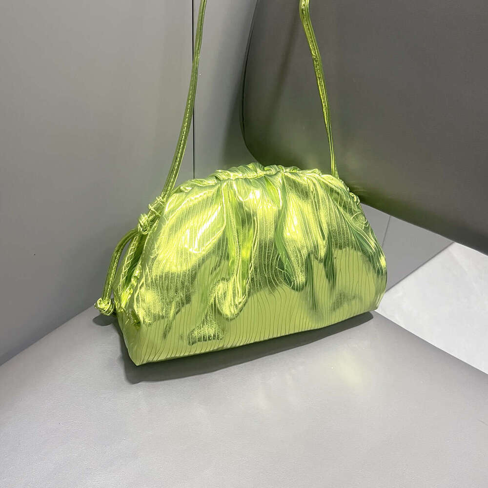 2024 New Gold Cloud Large and Small Woven Dumpling Handbag Shoulder Crossbody Women's Bag