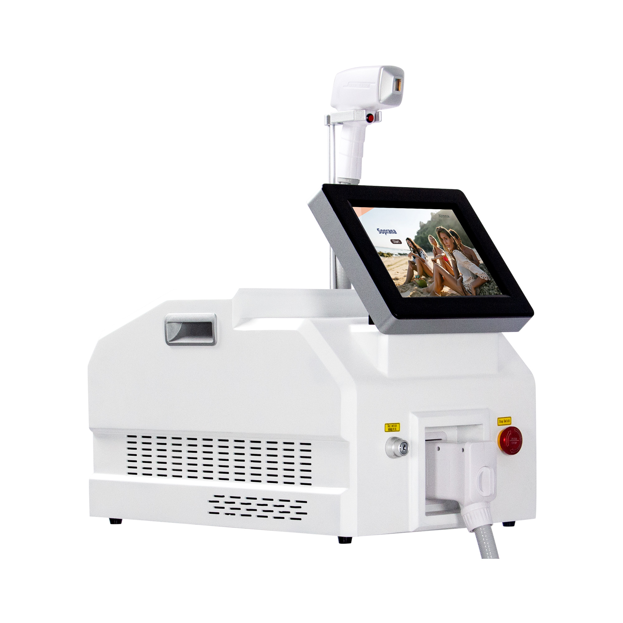 2025 Professional Portable 3 Wavelengths 808nm 755nm 1064nm Diode Laser Permanent Hair Removal Cooling Painless Machine