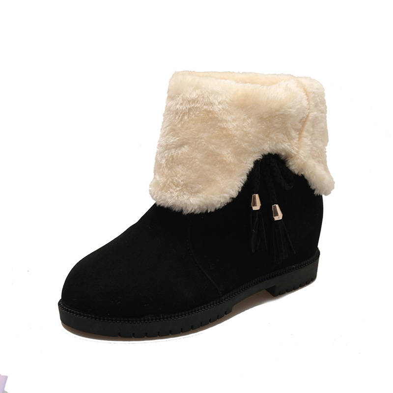 new Free shipping designer Boots for woman cotton shoes keep warm Fashion Boots platform black red white snow boots