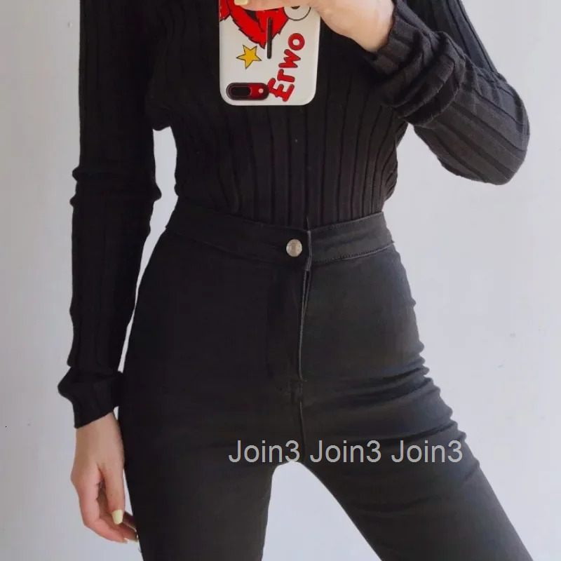 Womens Jeans Pencil Stretch Female Cowboy Pants Vintage Top Selling on Sale Clothes 2000s Y2k 2025 Korean Style Fitted Trousers