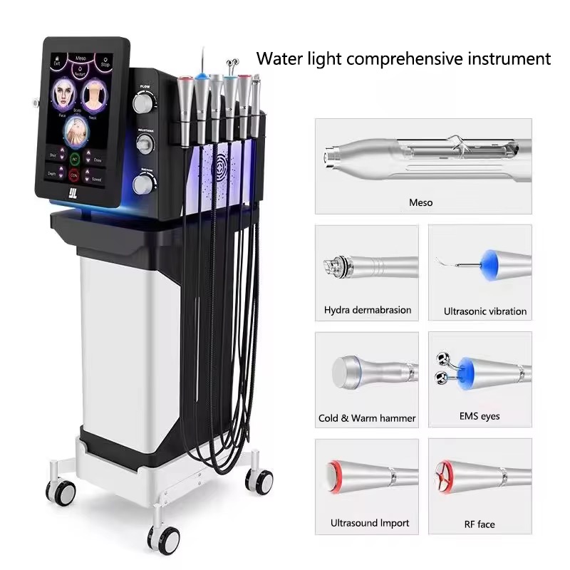 Professional 7-in-1 Microdermabrasion Oxygen Skin Care Deep Exfoliation Beauty Facial Machine Skin Whitening Facial Manager