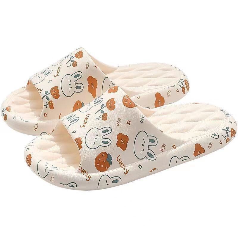 Women's slippers summer new women's shower slippers outdoor beach couple slippers designer sandals women's sandals