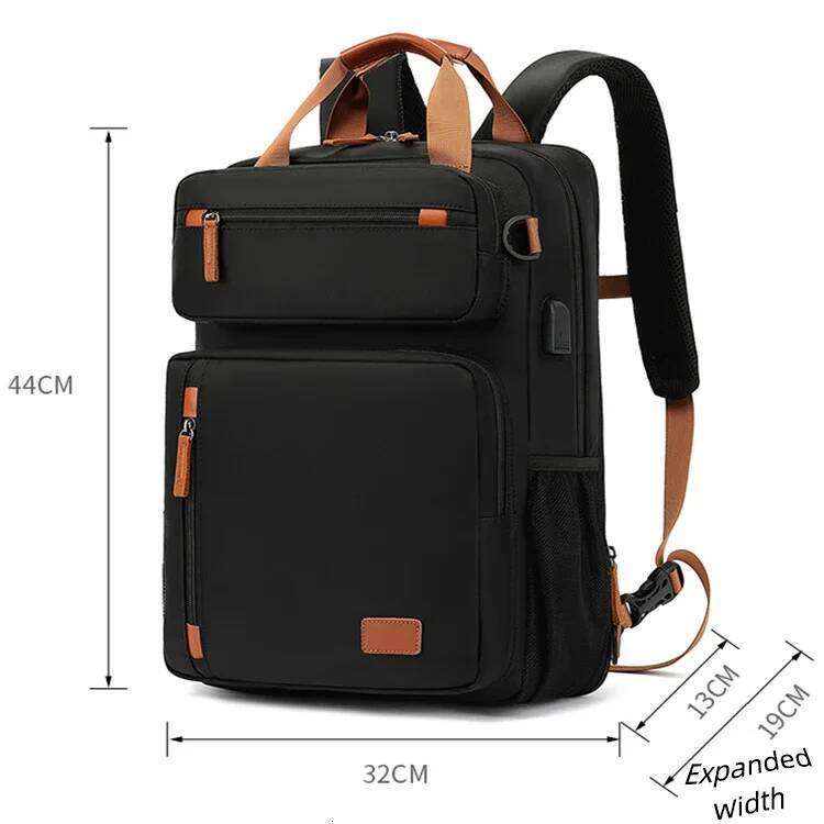 Casual Business Men's Computer 15.6 Inch Laptop Waterproof Oxford Cloth Anti-Theft Travel Backpack