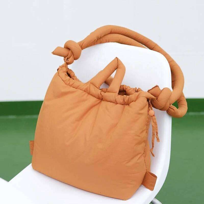 Women's Bags Designer Korean Casual Cloth Puffer Backpacks For Women Designer Handbags And Purses 2023 New In Polyester Large Capacity Shoulder