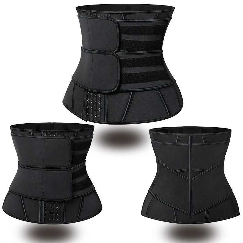 Mens Neoprene Abs Wiast Shaper Sauna Sweat Band Belly Slimming Belt Active Waist Trainer Trimmer with Adjustable Strap W250616