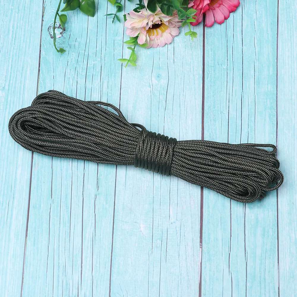 Diameter m Paracord 550 Rope 51020meters length Cord Tent Ropes Survival kit for Hiking Camping 10 Colors 250611