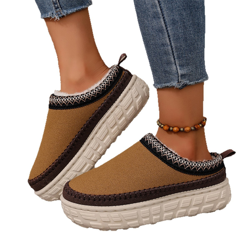 hot free shipping designer slippers for woman Indoor outdoor keep warm cotton shoes classic black white Plush sandals