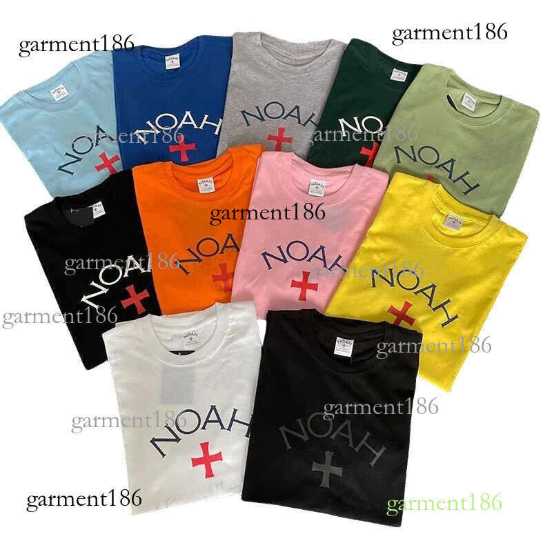 NOAH Men's T-Shirts Men Woman Clothing All-match High Street O-Neck Fashion Simple Letter Printing Casual Couple Summer 1 1 New Noah T Shirt ce2