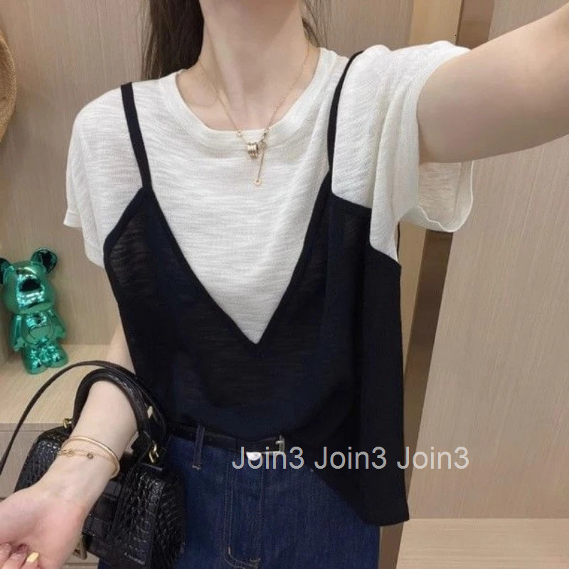 Tops Woman Cotton Baggy T Shirt for Women Short Sleeve Clothing Female Elegant Korean Reviews Many Clothes with Sleeves Pulovers