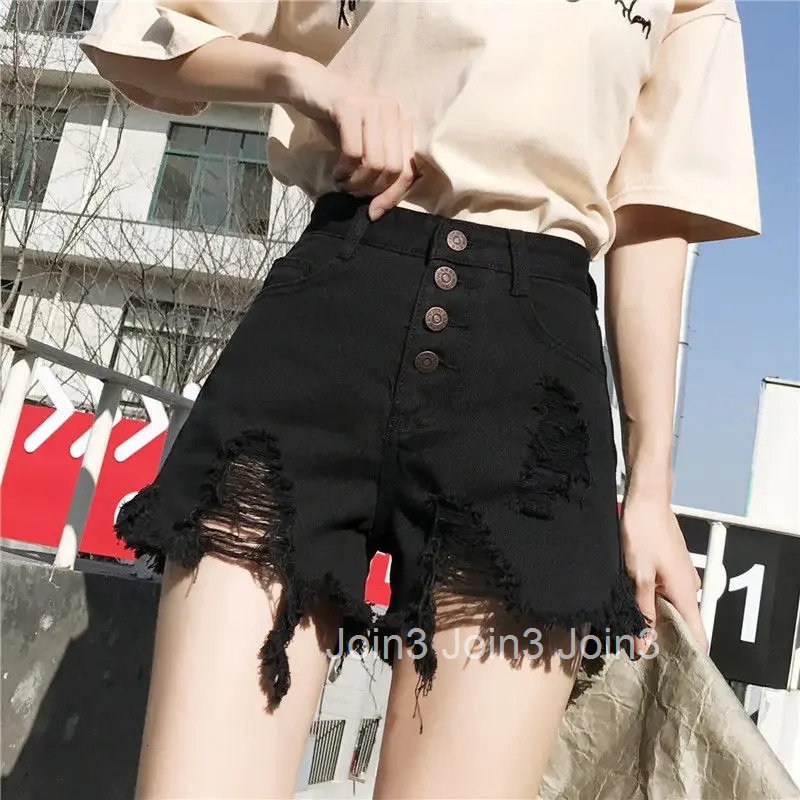 With Waist Pocket Ripped XL Short Jean Pants Woman Elegant Jorts New In Wholesale 2000s Clothes Y2k Cheap Denim Shorts for Women