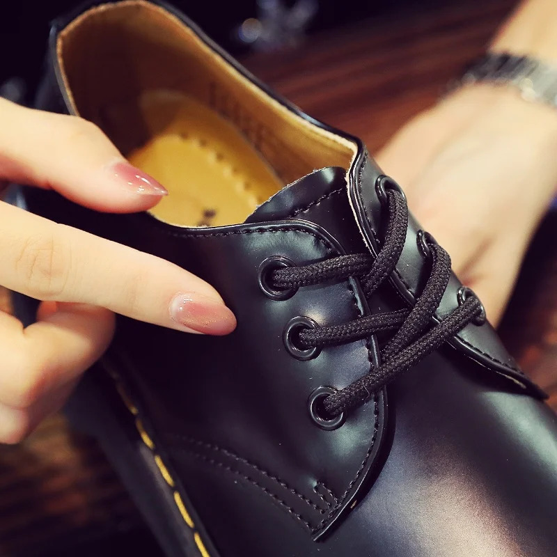 men and women boots American British platform thicksoled lowcut shoes nonslip wearresistant outdoor casual 45 250612